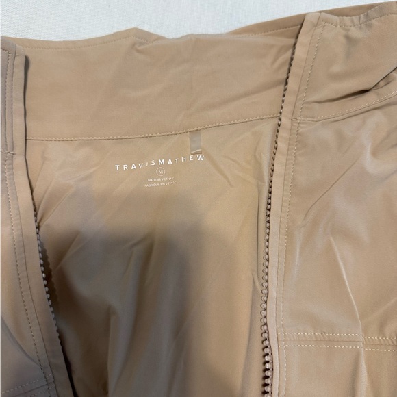 Travis Mathew Light Brown Zip-Up Jacket - Picture 2 of 2